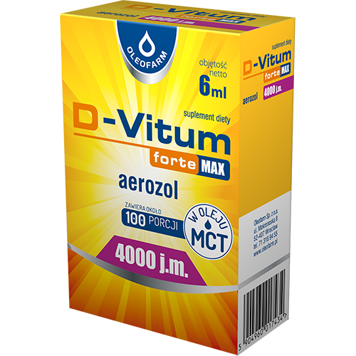 Suplement diety D-Vitum forte 4000 aerozol